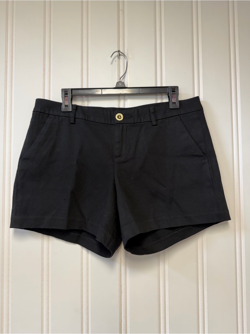 : Lilly Pulitzer Callahan Stretch Shorts Black Onyx Size 10 NWT